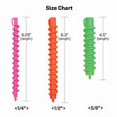 Magic Collection #SR2 1\/2\" Precious Curl Spiral Rods 48pcs